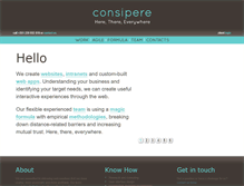 Tablet Screenshot of consipere.com